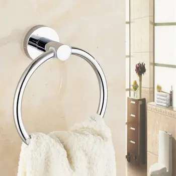 Chrome Towel Ring Hand Rack Holder Wall Mount Mounted Bathroom Round Polished Storage Shelves & Racks Organization 
Chrome Towel Ring Hand Rack Holder Wall Mount Mounted Bathroom Round Polished Storage Shelves & Racks Organization