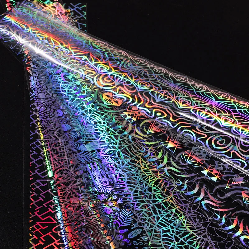1 Roll 4*100cm 3D Nail Stickers Holographic Laser Nail Foil Retro Geometric Flowder Sliver Star Nail Art WaterTransfer
1 Roll 4*100cm 3D Nail Stickers Holographic Laser Nail Foil Retro Geometric Flowder Sliver Star Nail Art WaterTransfer