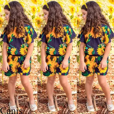Toddler Baby Girl Dress Sun flower Romper Bodysuit Jumpsuit Summer Clothes Outfits 6M-4Y
Toddler Baby Girl Dress Sun flower Romper Bodysuit Jumpsuit Summer Clothes Outfits 6M-4Y