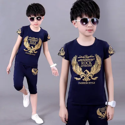 Children's Wear Summer Short Sleeve Boy T-Shirt Set Cotton Sports Cartoon Baby Clothes
Children's Wear Summer Short Sleeve Boy T-Shirt Set Cotton Sports Cartoon Baby Clothes
