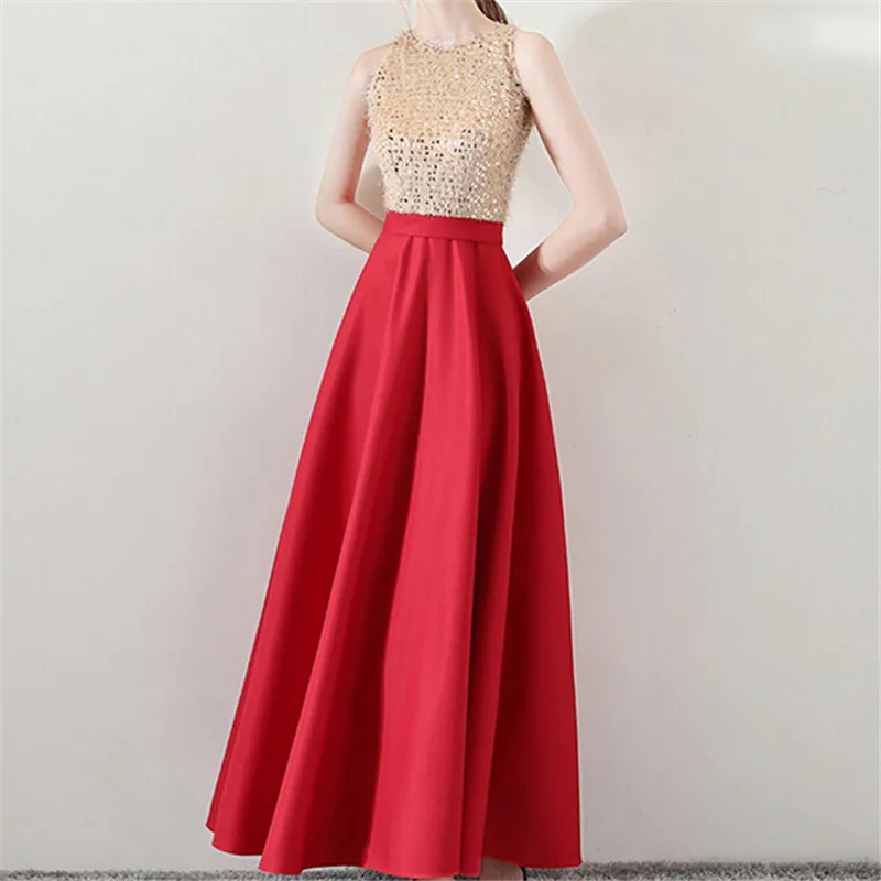 Women Formal Long Maxi Dress Elegant Woman Ethnic Style Stitching Evening Party Ball Prom Gown Sequins Dress 2019 New Dresses
Women Formal Long Maxi Dress Elegant Woman Ethnic Style Stitching Evening Party Ball Prom Gown Sequins Dress 2019 New Dresses