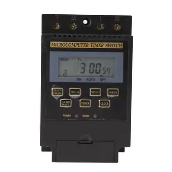 AC 220V Digital LCD Power Microcomputer Timer Switch Relay 25A Temporizador Programmable Controller KG316T AA battery
AC 220V Digital LCD Power Microcomputer Timer Switch Relay 25A Temporizador Programmable Controller KG316T AA battery