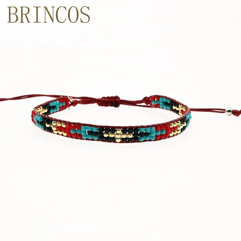 Braided rope bohemian bracelet handmade friendship cotton woven chain beads rice unique color mixed bead bracelet imported ccc
Braided rope bohemian bracelet handmade friendship cotton woven chain beads rice unique color mixed bead bracelet imported ccc