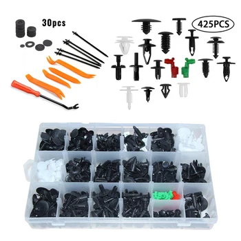 425PCS Plastic Rivet Fixed Clips Mixed Auto Fastener Car Door Bumper Fender Liner For Ford Chevrolet Fastener
425PCS Plastic Rivet Fixed Clips Mixed Auto Fastener Car Door Bumper Fender Liner For Ford Chevrolet Fastener