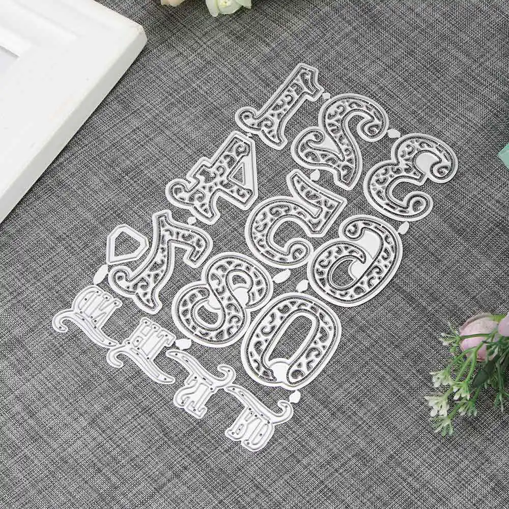 Number Metal Cutting Dies Stencil Scrapbooking Embossing Card Craft Anniversary Valentine'S Day Unforgetting Number Cutting Dies
Number Metal Cutting Dies Stencil Scrapbooking Embossing Card Craft Anniversary Valentine'S Day Unforgetting Number Cutting Dies
