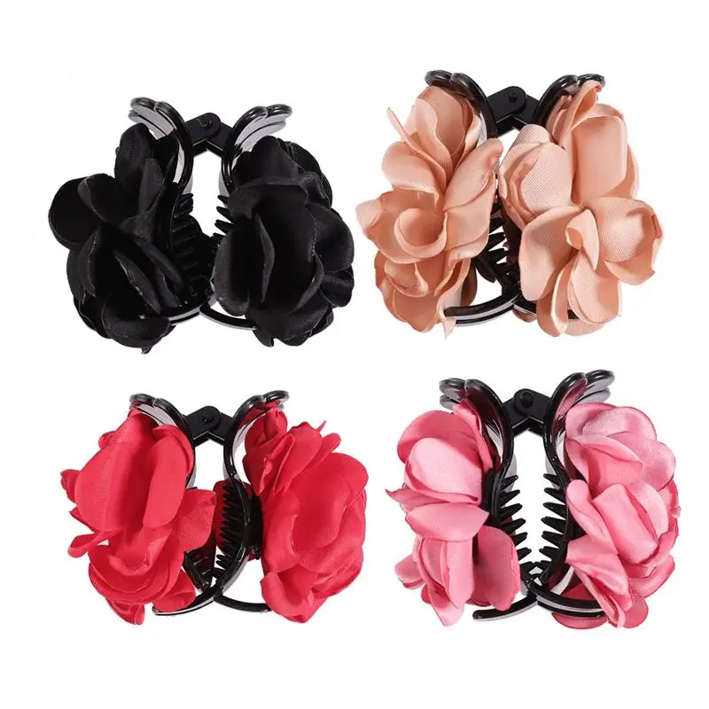 4 Pcs Rose Flower Hair Claws Clips Hair Clips Barrettes Hairpins Party Hair Accessories for Women Girls
4 Pcs Rose Flower Hair Claws Clips Hair Clips Barrettes Hairpins Party Hair Accessories for Women Girls