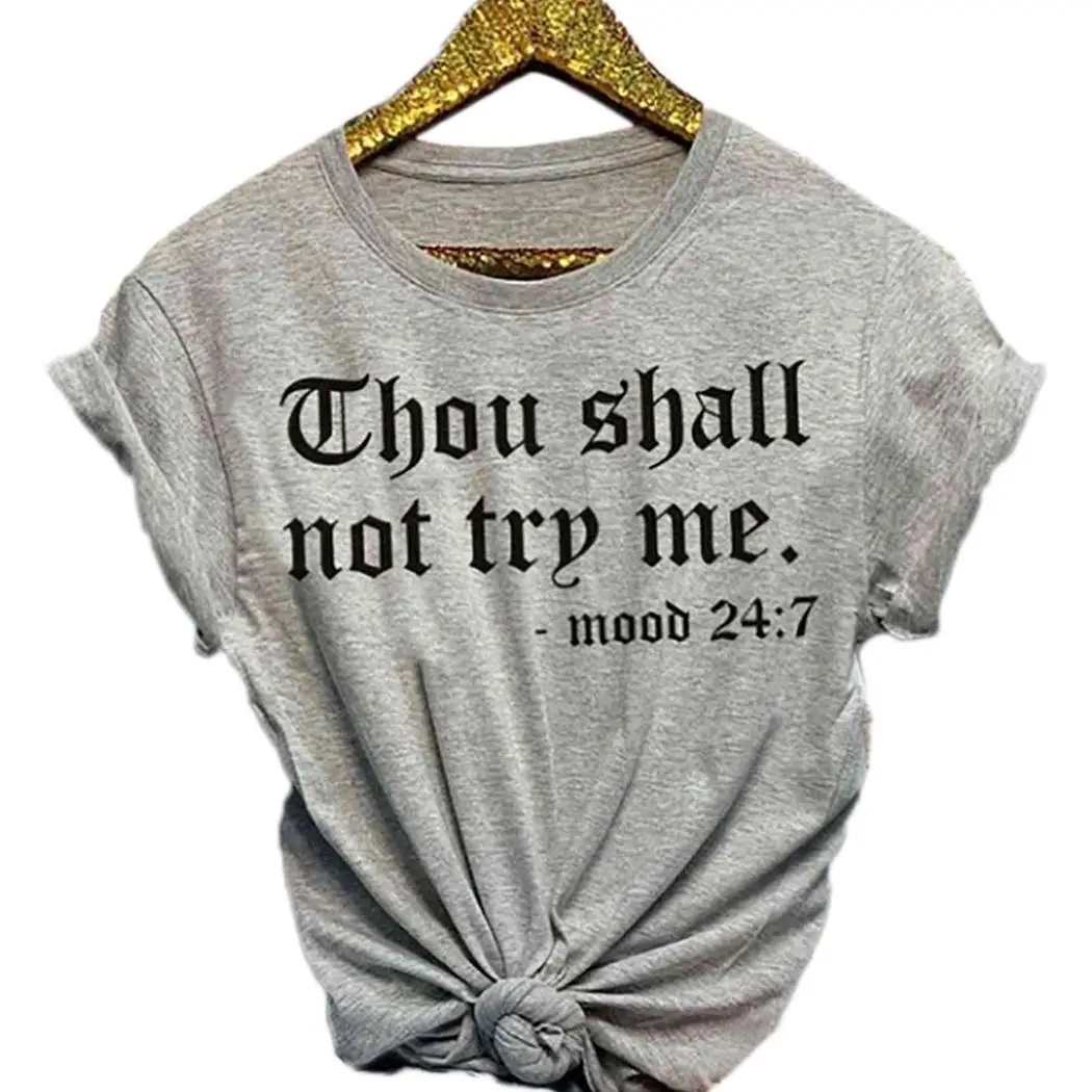 Women Casual Letter Print O Neck T-shirt Regular Short Sleeve T Shirts Summer Top Black, Gray, White, Yellow
Women Casual Letter Print O Neck T-shirt Regular Short Sleeve T Shirts Summer Top Black, Gray, White, Yellow