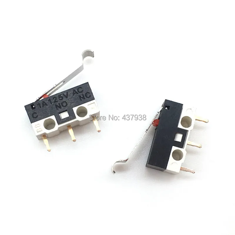 10pcs Limit Switch Push Button Switch 1A 125V AC Mouse Switch 3Pins Micro Switch With Curved Handle
10pcs Limit Switch Push Button Switch 1A 125V AC Mouse Switch 3Pins Micro Switch With Curved Handle