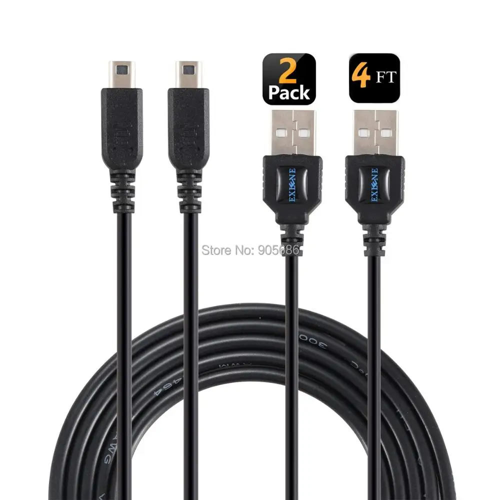 EXLENE 2pack black 1.2m Charging Cable Sync Data Charger Charging Cable Cord USB Data Cable for Nintendo NEW 3DSXL 2DSLL 3DS 2DS
EXLENE 2pack black 1.2m Charging Cable Sync Data Charger Charging Cable Cord USB Data Cable for Nintendo NEW 3DSXL 2DSLL 3DS 2DS