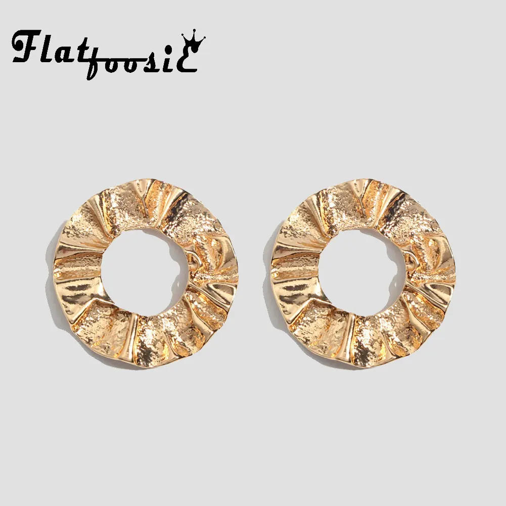 Flatfoosie Fashion Circle Stud Earrings For Women Gold Color Geometric Irregular Round Geometric Earring Vintage Wedding Jewelry
Flatfoosie Fashion Circle Stud Earrings For Women Gold Color Geometric Irregular Round Geometric Earring Vintage Wedding Jewelry