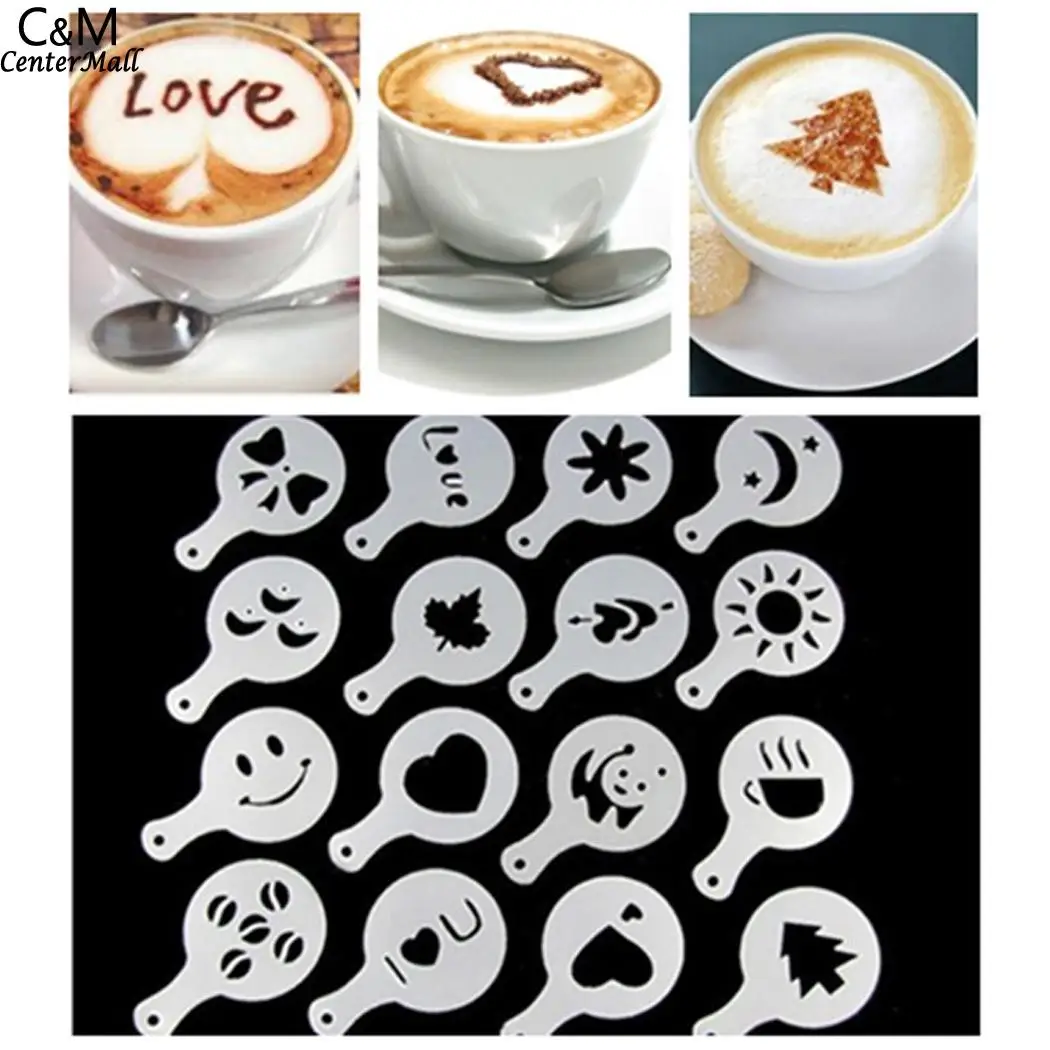 coffee Stencils Foot Templates grade Pad Stencils plastic safe Coffee 16Pcs Flowers Model for Cappuccino kichen accessories
coffee Stencils Foot Templates grade Pad Stencils plastic safe Coffee 16Pcs Flowers Model for Cappuccino kichen accessories