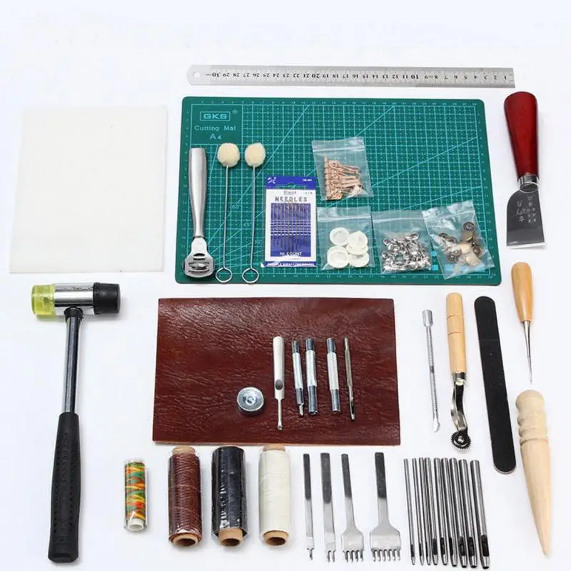 42Pcs 2018 New Arrival Leather Craft Hand Stitching Sewing Tool Cutter Carving Working Stitching Kit
42Pcs 2018 New Arrival Leather Craft Hand Stitching Sewing Tool Cutter Carving Working Stitching Kit
