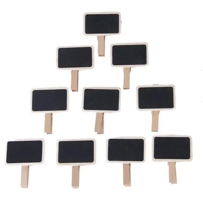 AAAJ-20 Pieces Clipboards Mini Clip of blackboard in wood Photo props Mini Black Clip of Chalkboard for Memo and Photo (20 Pie
AAAJ-20 Pieces Clipboards Mini Clip of blackboard in wood Photo props Mini Black Clip of Chalkboard for Memo and Photo (20 Pie