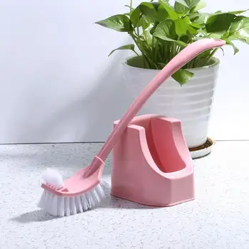 PP Plastic Toilet Cleaning Brush With Holder Curved Clean Bending Handle Brushes w/Base
PP Plastic Toilet Cleaning Brush With Holder Curved Clean Bending Handle Brushes w/Base
