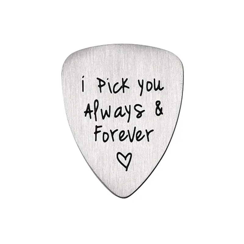 1 Pcs Guitar Picks Titanium Steel Professional Engraved Letters Guitar Pick Pendant Ukulele Pick Musical Accessory
1 Pcs Guitar Picks Titanium Steel Professional Engraved Letters Guitar Pick Pendant Ukulele Pick Musical Accessory