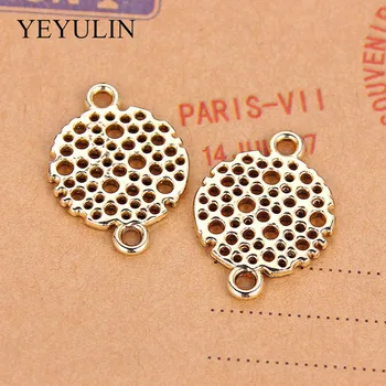 10 Pcs Alloy Bracelets Charm Golden Honeycomb Shape Connector For Making Charms Necklace Fashion Jewelry Findings 2.1*1.5cm
10 Pcs Alloy Bracelets Charm Golden Honeycomb Shape Connector For Making Charms Necklace Fashion Jewelry Findings 2.1*1.5cm