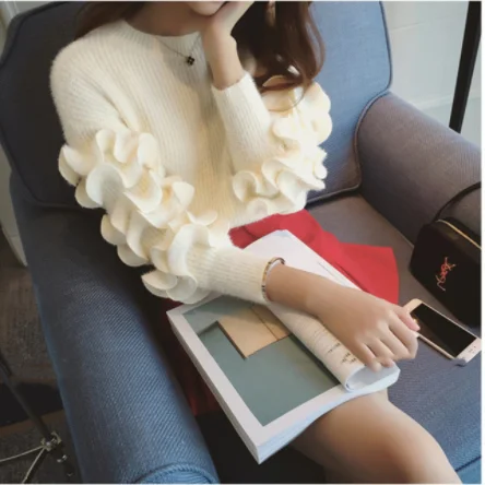 New Fashion 2019 Autumn Winter Women's Loose Pullover Sweater Shirt Lantern Sleeve Lady Students Knitted Tops
New Fashion 2019 Autumn Winter Women's Loose Pullover Sweater Shirt Lantern Sleeve Lady Students Knitted Tops