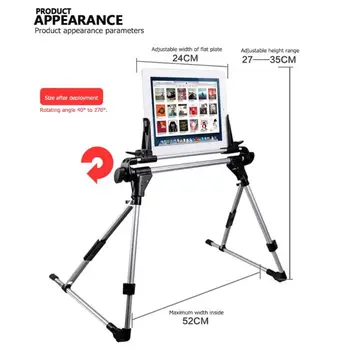 Tablet Stand Phone Holder for xiaomi iphone Adjustable Lazy Bed Floor Desk Tripod Foldable Desktop Mount Bracket for ipad tablet
Tablet Stand Phone Holder for xiaomi iphone Adjustable Lazy Bed Floor Desk Tripod Foldable Desktop Mount Bracket for ipad tablet