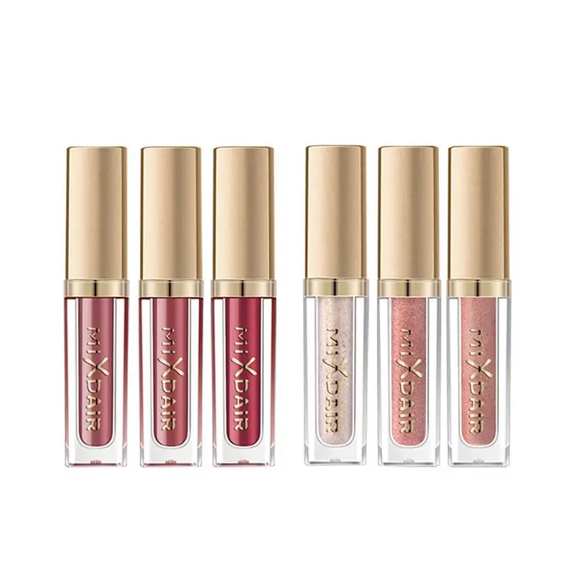 6 Pack Lip Gloss Lipstick 3 Matte 3 High lights High Gloss Lasting Waterproof No Transfer Makeup Lipstick
6 Pack Lip Gloss Lipstick 3 Matte 3 High lights High Gloss Lasting Waterproof No Transfer Makeup Lipstick
