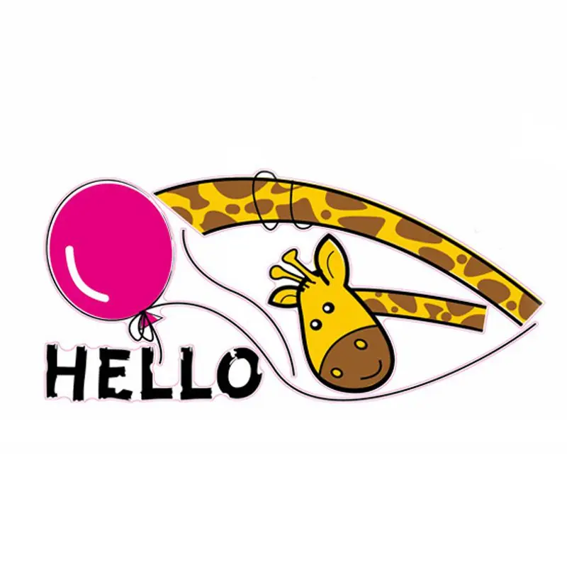 Giraffe Stickers Living Room Bedroom Door children's Room Balloon Stickers Creative Home Decoration Wall Stickers
Giraffe Stickers Living Room Bedroom Door children's Room Balloon Stickers Creative Home Decoration Wall Stickers
