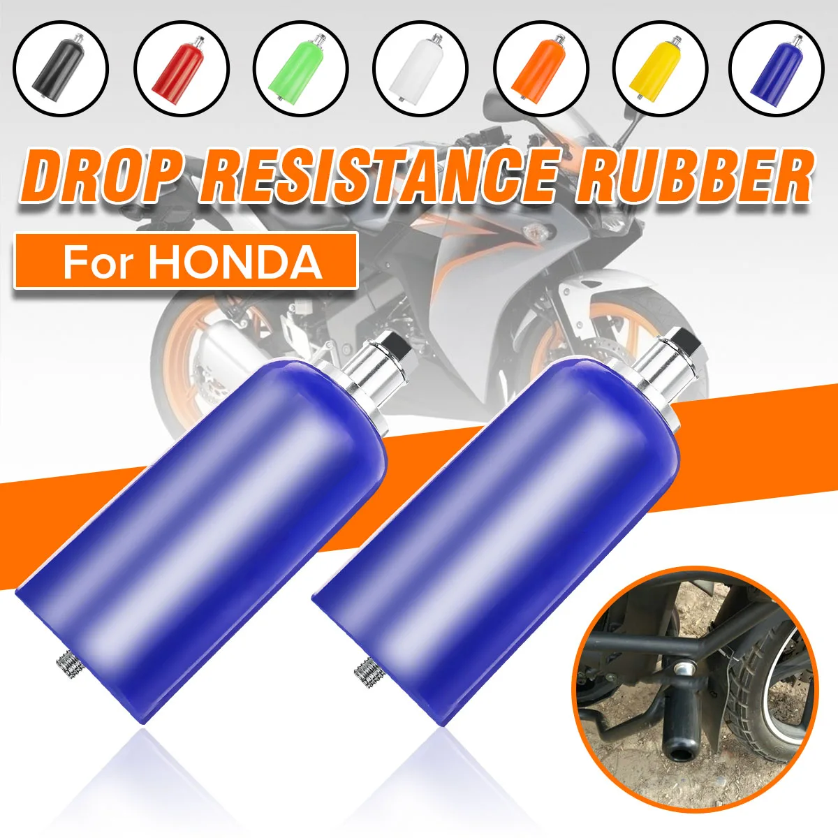 1pc Motorcycle Frame Slider Crash Protector Large Displacement Modified Lengthened Drop Resistance Rubber For Honda
1pc Motorcycle Frame Slider Crash Protector Large Displacement Modified Lengthened Drop Resistance Rubber For Honda
