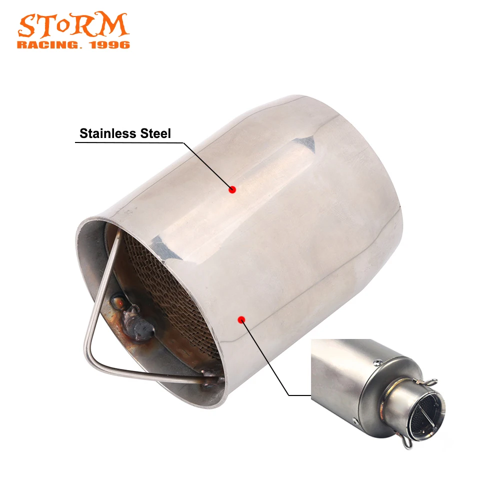 Motorcycle Stainless Steel 51mm Exhaust Pipe DB Killer For YAMAHA SUZUKI HONDA KAWASAKI Dirt OFF Road
Motorcycle Stainless Steel 51mm Exhaust Pipe DB Killer For YAMAHA SUZUKI HONDA KAWASAKI Dirt OFF Road