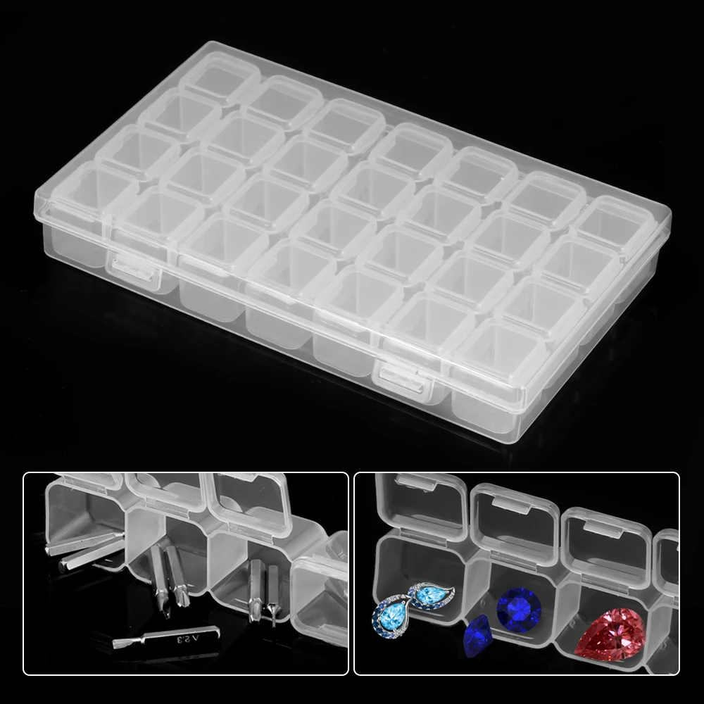 8 10 21 24 28 Grids Diamond Painting Box Embroidery Box Storage Case for Diamond Painting Rhinestone Accessories
8 10 21 24 28 Grids Diamond Painting Box Embroidery Box Storage Case for Diamond Painting Rhinestone Accessories