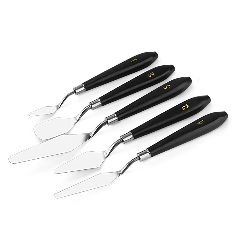 5pcs/set Artist Oil Painting knife Palette utility Knife set Mixed Scraper Set Spatula Knives Stainless Steel
5pcs/set Artist Oil Painting knife Palette utility Knife set Mixed Scraper Set Spatula Knives Stainless Steel
