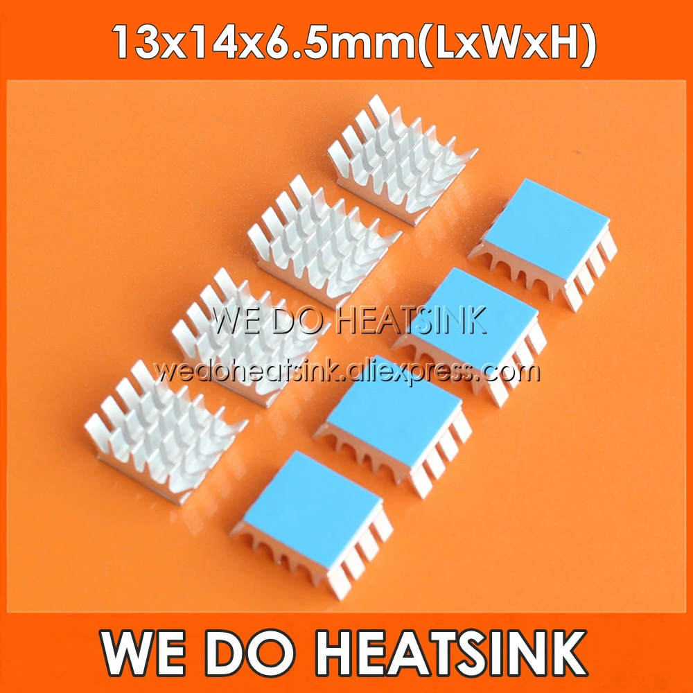 50pcs Aluminum Spiky Silver Cooling Cooler Heatsink With Thermal Blue Double Sided Tape Applied
50pcs Aluminum Spiky Silver Cooling Cooler Heatsink With Thermal Blue Double Sided Tape Applied