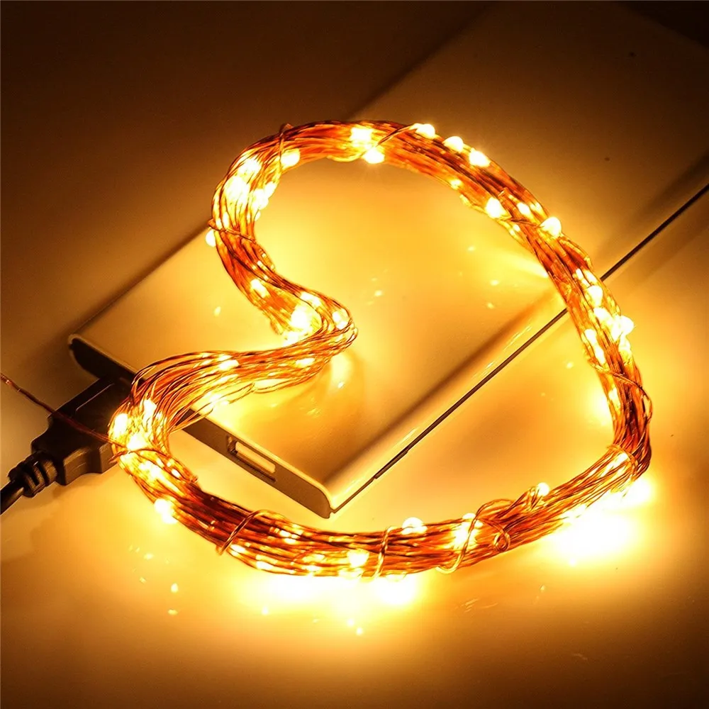 5M 10M LED Copper Wire Light USB Waterproof LED String Light Holiday Lighting Lamp
5M 10M LED Copper Wire Light USB Waterproof LED String Light Holiday Lighting Lamp