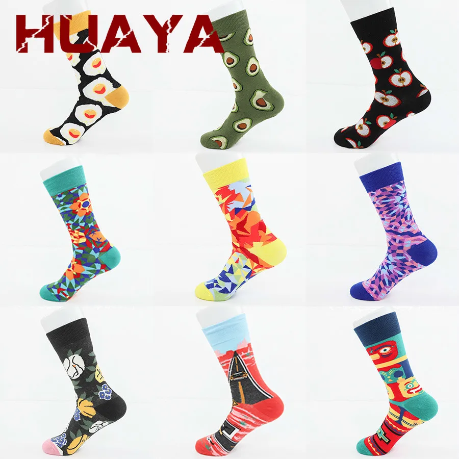 Autumn Men Women Tube Funny Socks Multi Happy Crew Socks Cartoon Cotton Street Skateboard Fashion Boys Girls Stockings Fruit Art
Autumn Men Women Tube Funny Socks Multi Happy Crew Socks Cartoon Cotton Street Skateboard Fashion Boys Girls Stockings Fruit Art