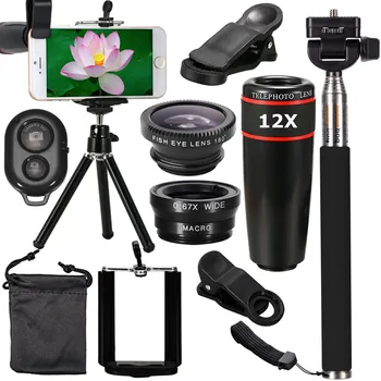 All in 1 Accessories Phone Camera Lens Selfie Sticks Remote Control Travel Kit For Smart Phone Camera for iPhone for Samsung
All in 1 Accessories Phone Camera Lens Selfie Sticks Remote Control Travel Kit For Smart Phone Camera for iPhone for Samsung