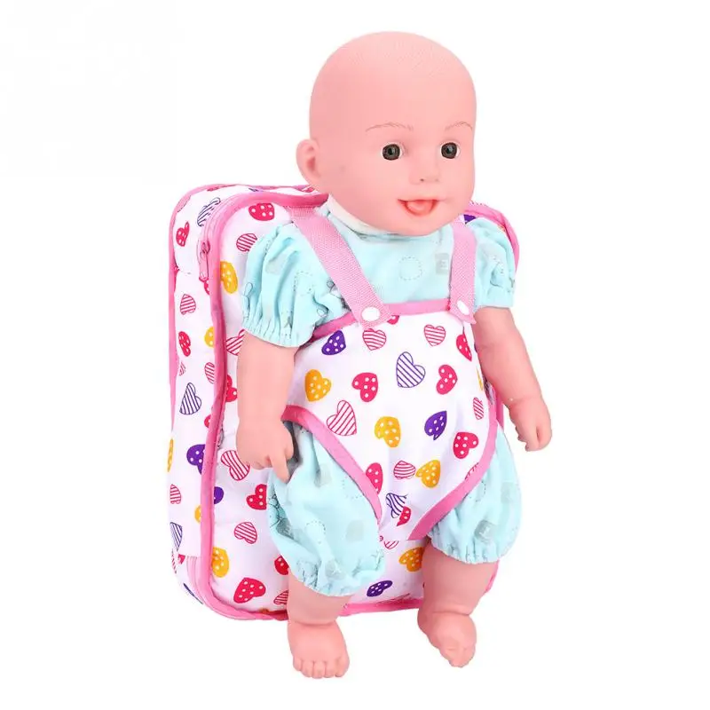 

Children Kids Backpack Outgoing Packets Toddler Baby Dolls Carrier Bag for 18inch Baby Girl Doll Accessory Sling Sleep Schoolbag