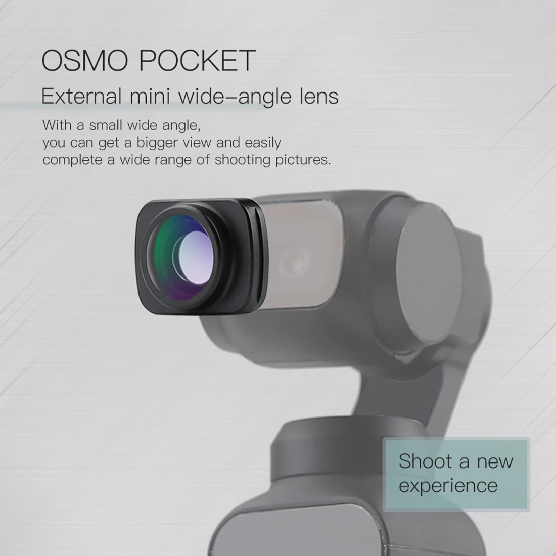 HOBBYINRC Magnetic External Mini Wide-angle Camera Lens Filter for DJI OSMO Pocket Handheld Gimbal Bigger View
HOBBYINRC Magnetic External Mini Wide-angle Camera Lens Filter for DJI OSMO Pocket Handheld Gimbal Bigger View