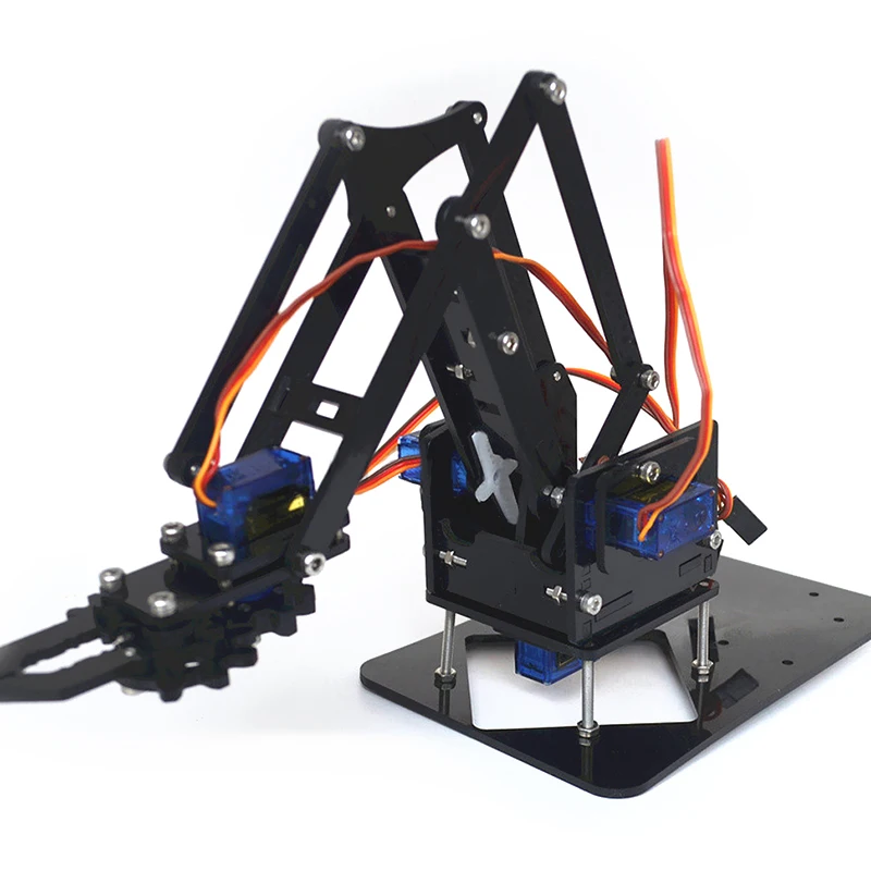 SG90 Four-Degree-Of-Freedom Robotic Arm Without Servo For Users Of He Chuang Guest Space,College Students,Middle School Students
SG90 Four-Degree-Of-Freedom Robotic Arm Without Servo For Users Of He Chuang Guest Space,College Students,Middle School Students