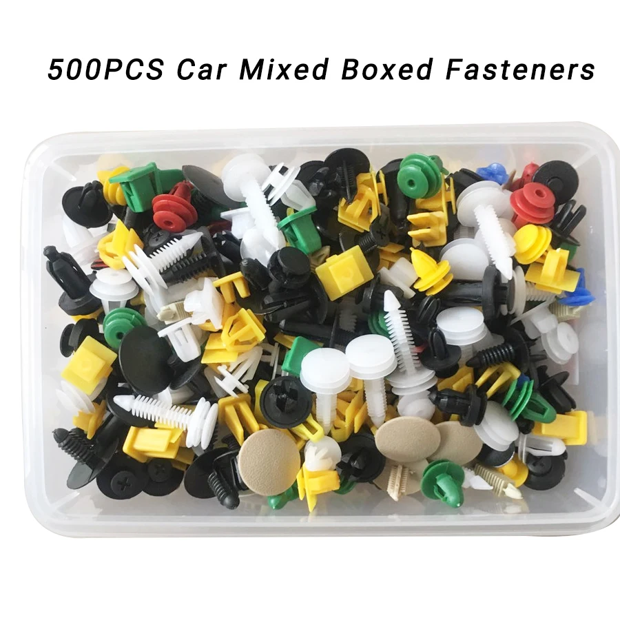 500PCS Universal Car Mixed Boxed Fasteners Door Trim Panel Bumper Engine Cover Fender Clips
500PCS Universal Car Mixed Boxed Fasteners Door Trim Panel Bumper Engine Cover Fender Clips