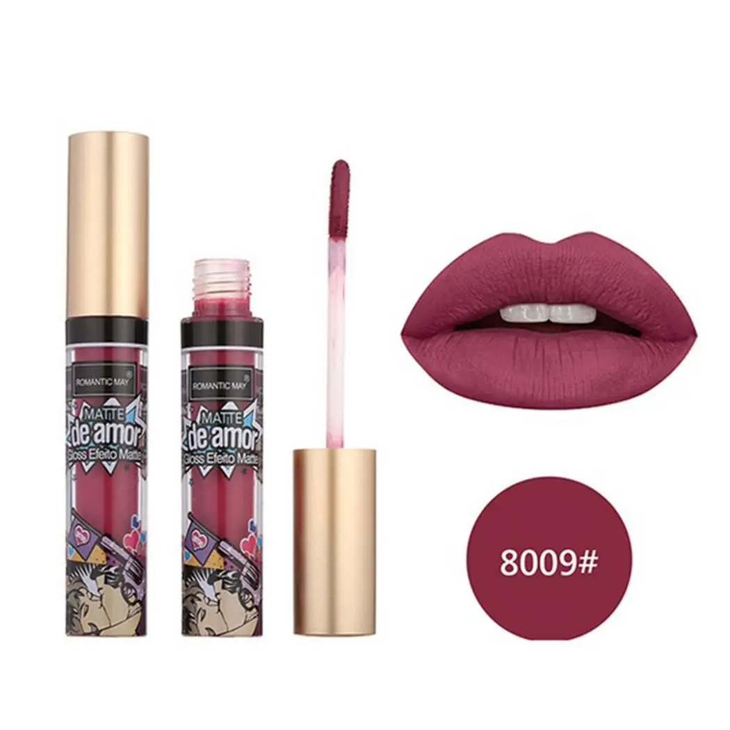 12 Colors Women Non Stick Cup 10ml Long Lasting Moisturizing Lip Casual Party Club Street etc Gloss | Красота и здоровье