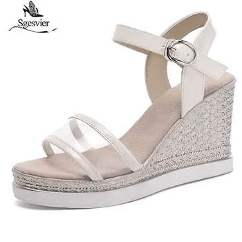 Sgesvier 2019 new arrival women sandals pu+pvc Transparent summer shoes buckle sweet party prom shoes woman wedges shoes G508
Sgesvier 2019 new arrival women sandals pu+pvc Transparent summer shoes buckle sweet party prom shoes woman wedges shoes G508