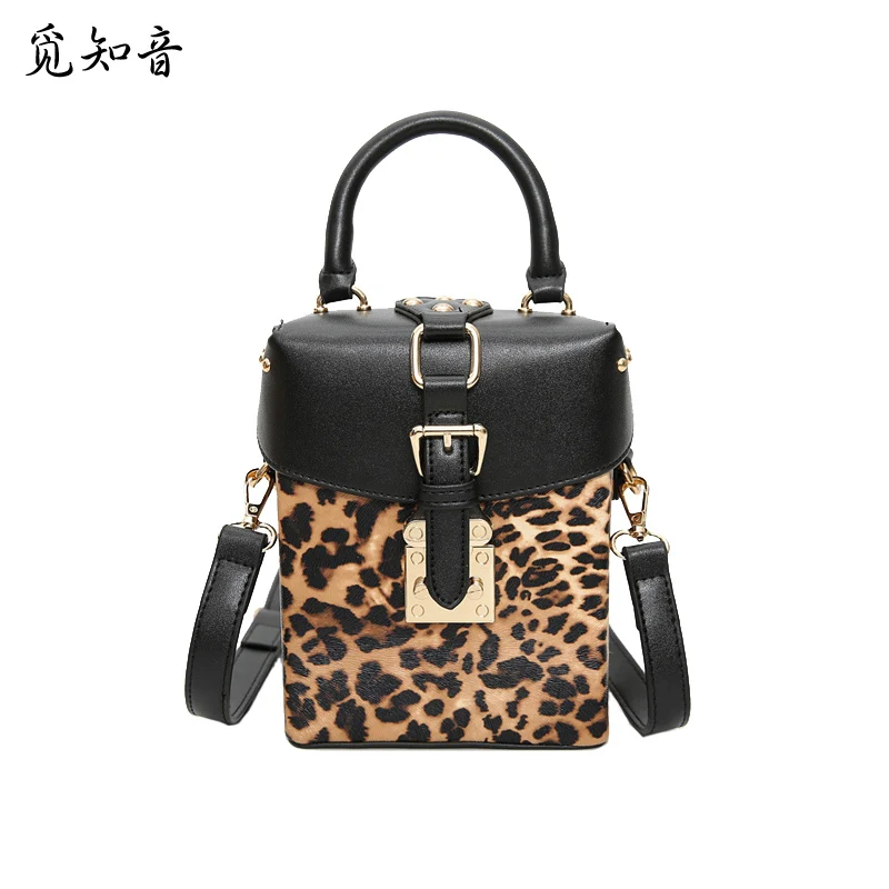 Fashion Women Leopard Rivet Handbag Ins Popular Hot Female Exquisite Shoulder Bags Mini Box Ladies Travel Handle Bolsa Ss3484
Fashion Women Leopard Rivet Handbag Ins Popular Hot Female Exquisite Shoulder Bags Mini Box Ladies Travel Handle Bolsa Ss3484