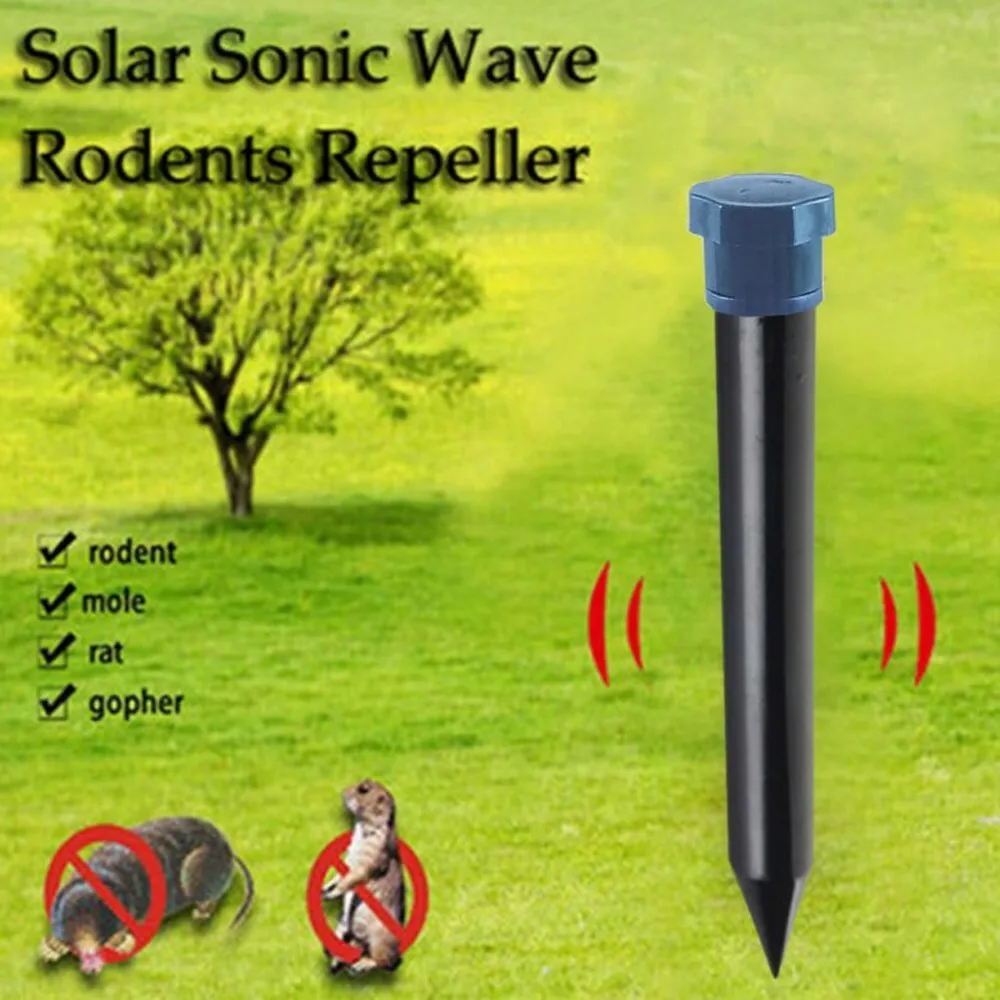 Ultrasonic Powered Sonic Mole Mouse Repeller Ultrasonic Mice Voles Snake Rodent Animal Repellent For Outdoor Lawn Garden Yards
Ultrasonic Powered Sonic Mole Mouse Repeller Ultrasonic Mice Voles Snake Rodent Animal Repellent For Outdoor Lawn Garden Yards