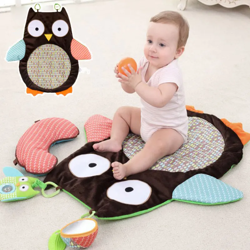 Soft cartoon owl infant toddler fold gym playmats baby activity playmats tummy mat with pillow rattle mirror teether kids toys
Soft cartoon owl infant toddler fold gym playmats baby activity playmats tummy mat with pillow rattle mirror teether kids toys