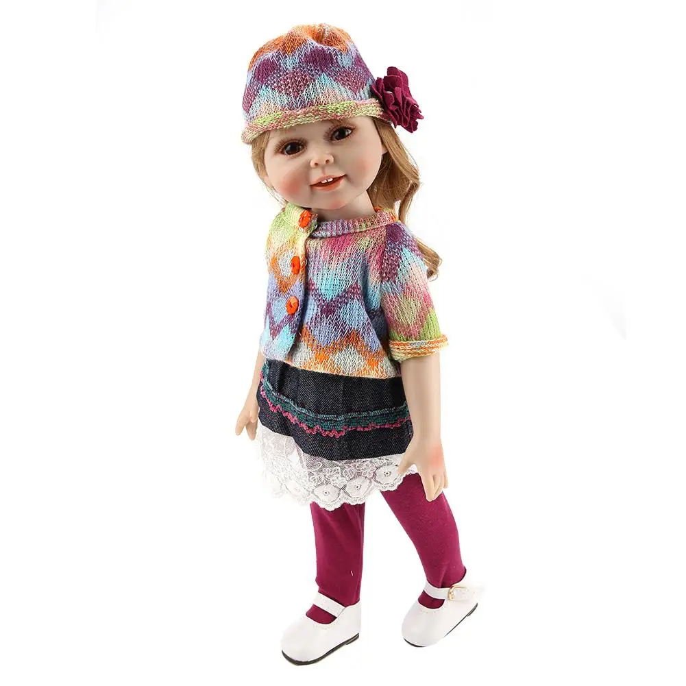 ESTINK Large Size Silica Gel Doll 48cm Long Hair Full Silicone Body Baby Girl Lifelike Doll Cute Gift Toy
ESTINK Large Size Silica Gel Doll 48cm Long Hair Full Silicone Body Baby Girl Lifelike Doll Cute Gift Toy
