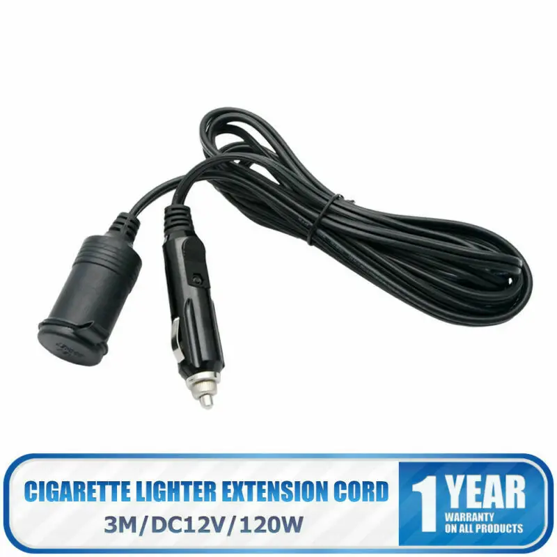 12V Car USB Charge Auto Cigarette Lighter 3M Extension Cable Socket Lead Cord Adapter NEW
12V Car USB Charge Auto Cigarette Lighter 3M Extension Cable Socket Lead Cord Adapter NEW