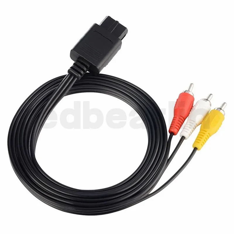 200pcs 1.8M 6FT AV TV RCA Video Cord Cable for SNES Game Cube for N64 64 Game Cable
200pcs 1.8M 6FT AV TV RCA Video Cord Cable for SNES Game Cube for N64 64 Game Cable