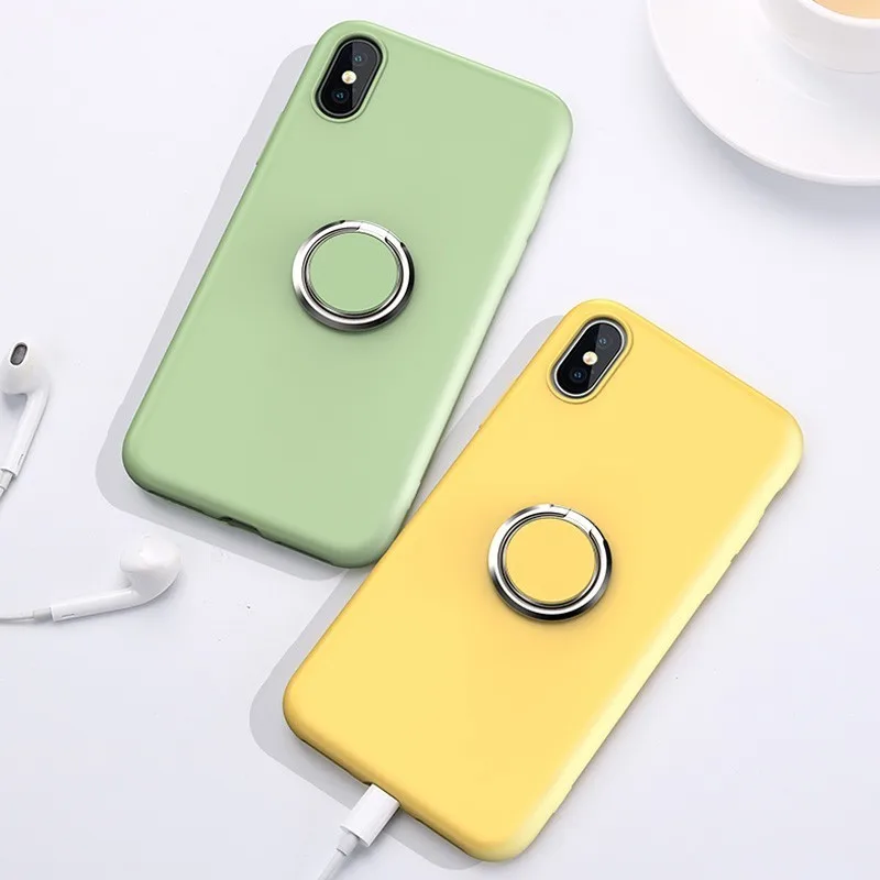 YiKELO Original Style Liquid Phone Case For iPhone 8 6 6S 7 Plus With Ring Holder Soft Cover For Apple XR X XS Max Silicone Capa
YiKELO Original Style Liquid Phone Case For iPhone 8 6 6S 7 Plus With Ring Holder Soft Cover For Apple XR X XS Max Silicone Capa