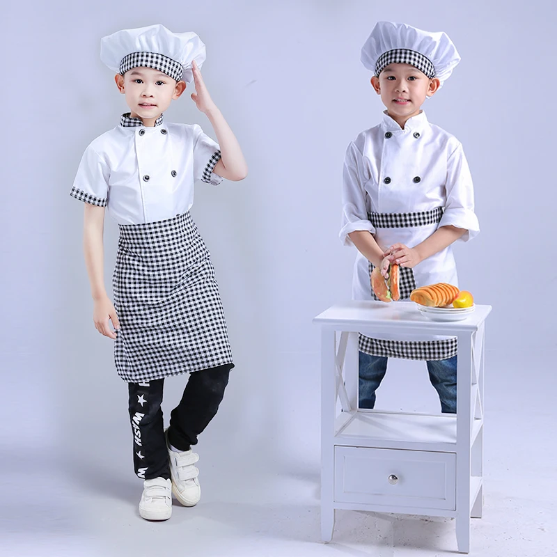 Children Chef Uniform Halloween Costume Cosplay for Kids Kitchen Cook Party Culinary Competition Jacket Apron Hat Uniforms Set
Children Chef Uniform Halloween Costume Cosplay for Kids Kitchen Cook Party Culinary Competition Jacket Apron Hat Uniforms Set