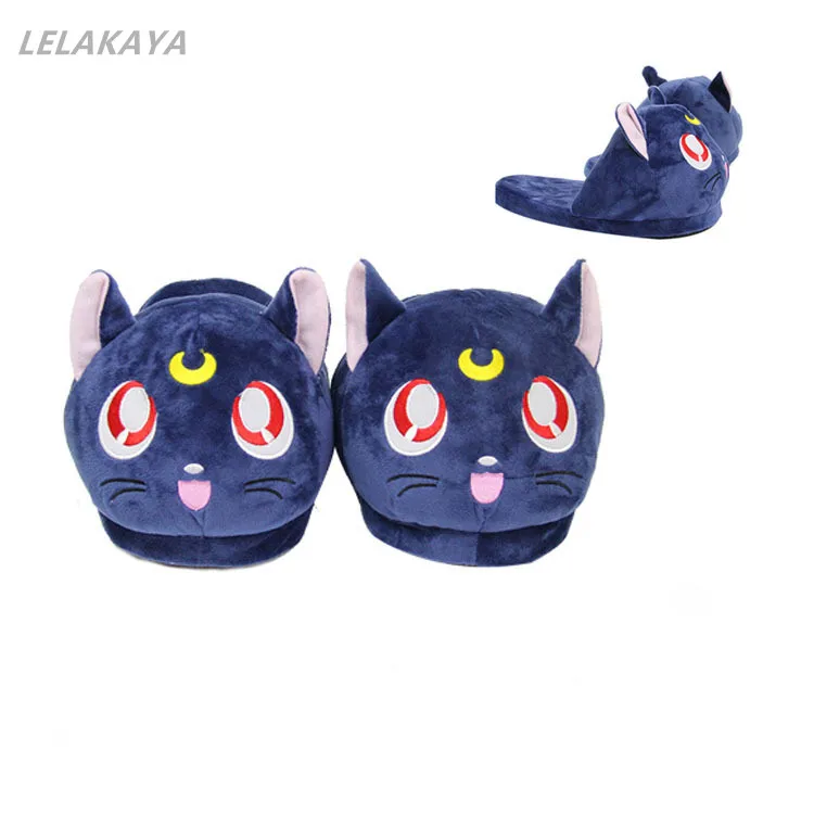 Luna Cat Plush Slippers Sailor Moon Cartoon Creative Fashion Indoor Home Comfortable Soft Stuffed Warm Non-slip Shoes Doll New
Luna Cat Plush Slippers Sailor Moon Cartoon Creative Fashion Indoor Home Comfortable Soft Stuffed Warm Non-slip Shoes Doll New