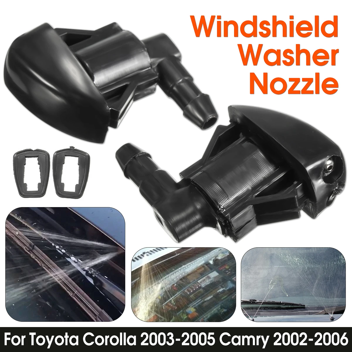 2Pcs 4PCS Of New Windshield Washer Nozzle Spray Jet For Toyota For Corolla For Camry 2003 2004 2005 2006
2Pcs 4PCS Of New Windshield Washer Nozzle Spray Jet For Toyota For Corolla For Camry 2003 2004 2005 2006