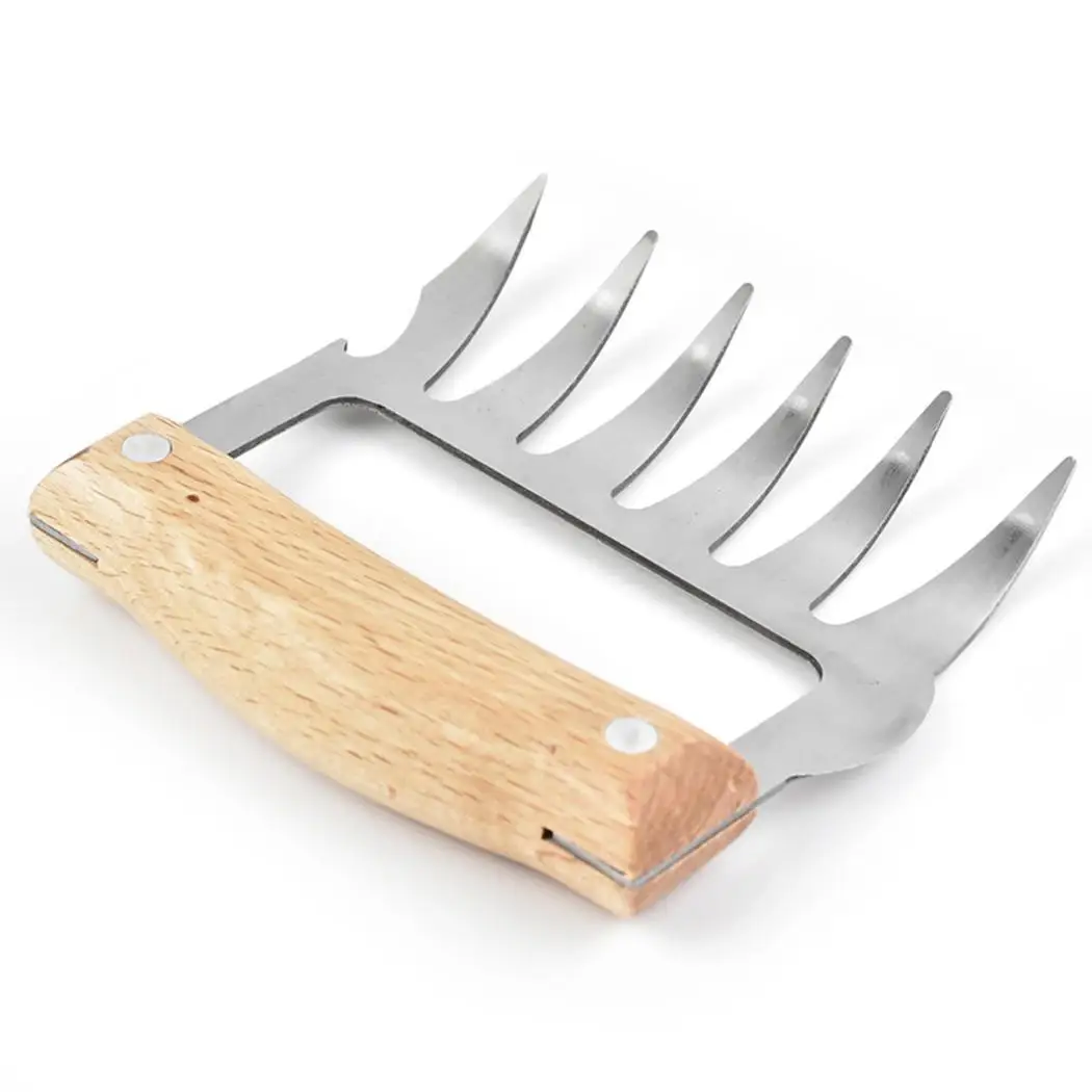 BBQ Meat Handler Fork Tongs Pull Shred Pork Salad Mixer Claws Silver Grill Pair Meat Handle Shredder Slicer Cutters BBQ Tools
BBQ Meat Handler Fork Tongs Pull Shred Pork Salad Mixer Claws Silver Grill Pair Meat Handle Shredder Slicer Cutters BBQ Tools