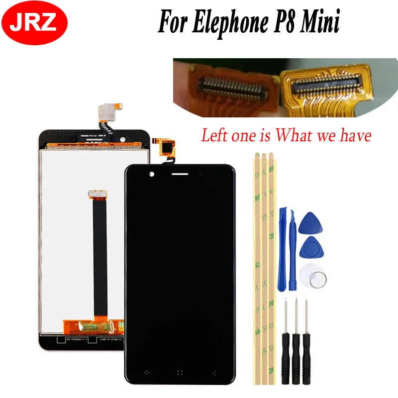 Для Elephone P8 мини P389BF ЖК дисплей Дисплей + кодирующий преобразователь сенсорного